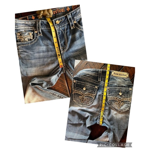 Rock Revival Buckle Audrina Mid-Rise Curvy Capri Size 27 - Picture 8 of 16